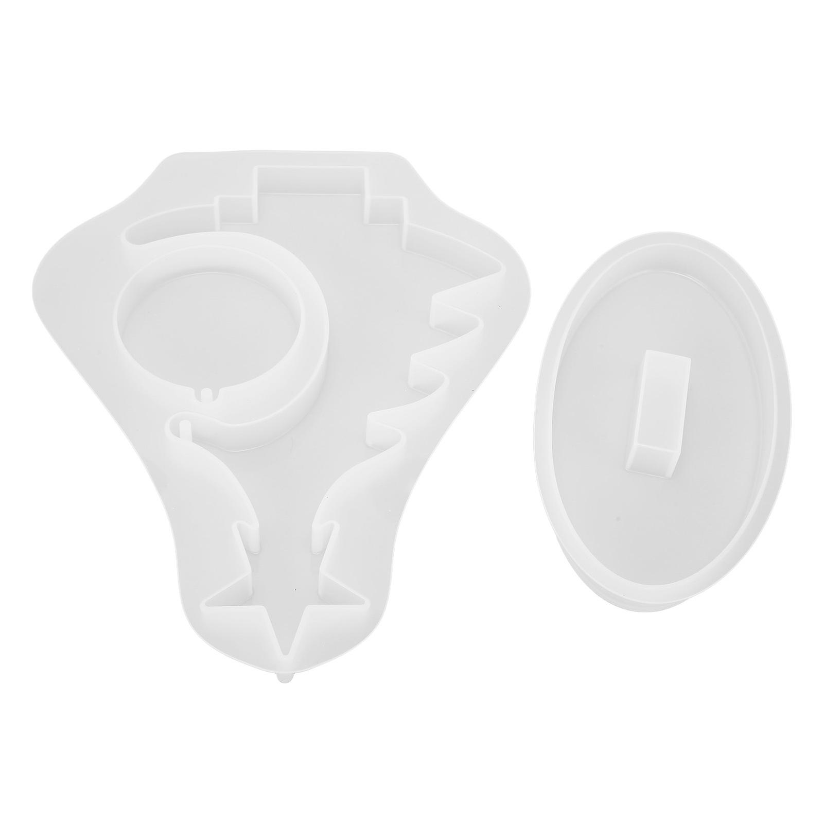 Silicone Christmas Tree Photo Frame Mold 21x17.5x1.7cm Reusable