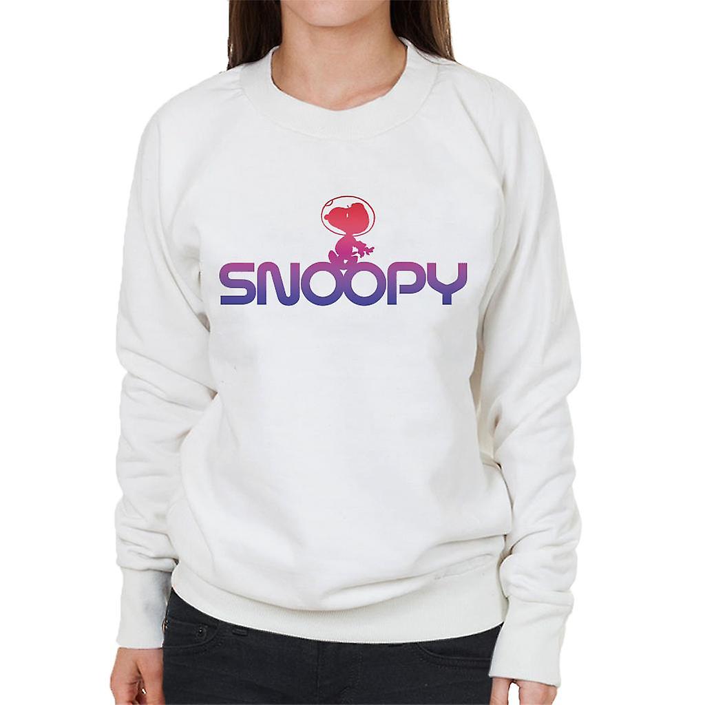 Peanuts Snoopy Purple Pink Fade Women's Sweatshirt