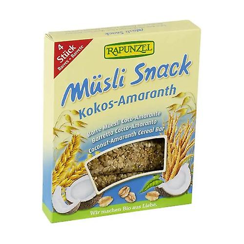 Muesli Coconut and Amaranth Bar 4 bars of 29g (Coconut)