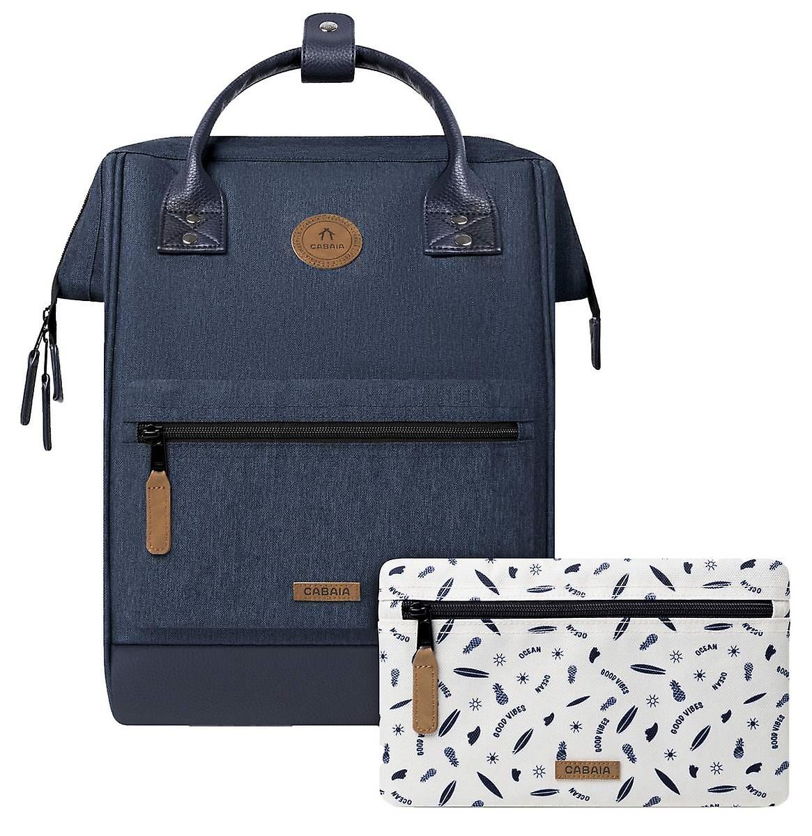 Cabaia Adventurer Melange Medium Backpack - Port Antonio Navy