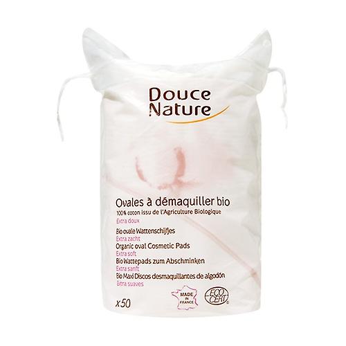 Organic make-up removal ovals 50 units