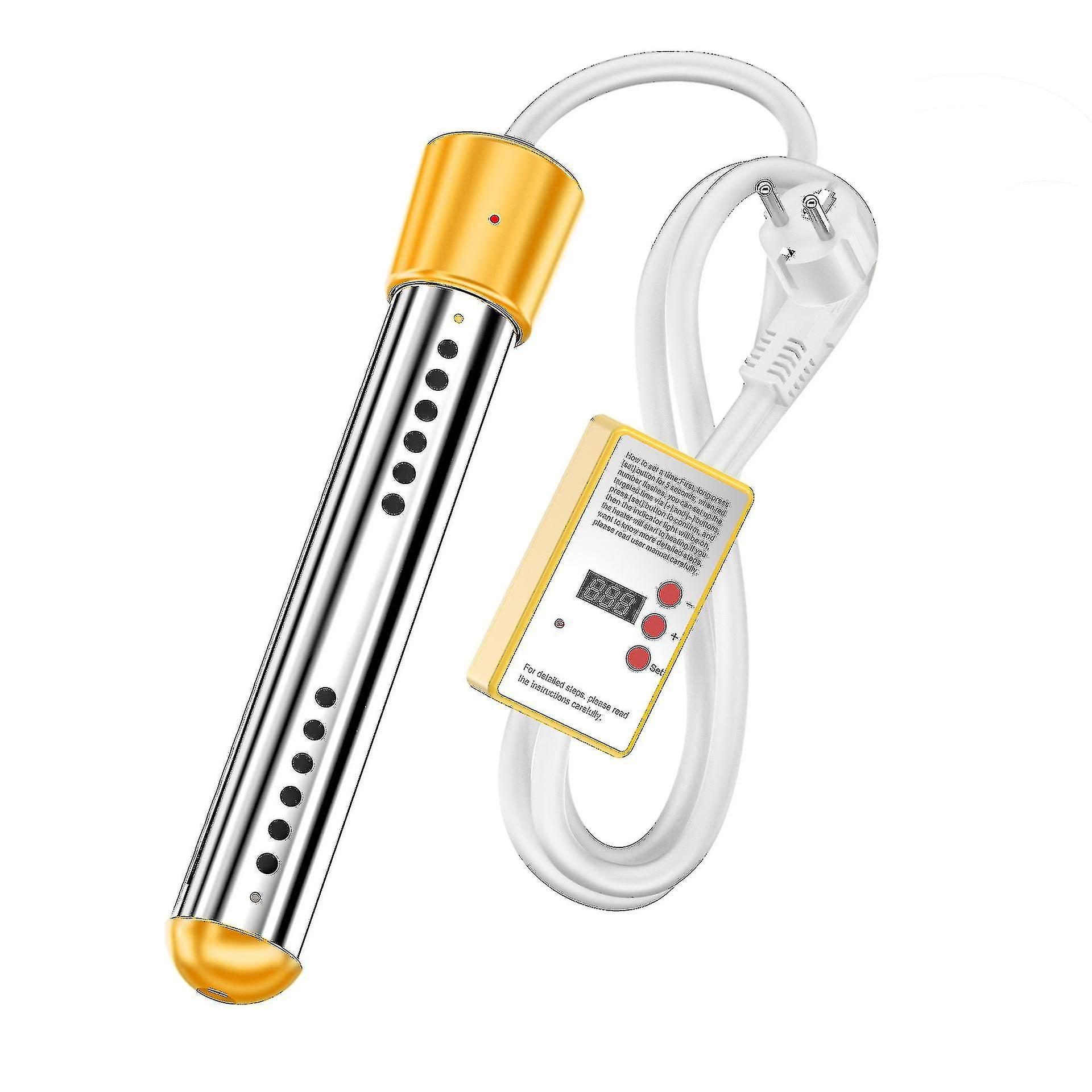 سخان مياه غاطس كهربائي 3000W حمام سباحة تسخين سريع تسخين قضيب توقيت ذكي