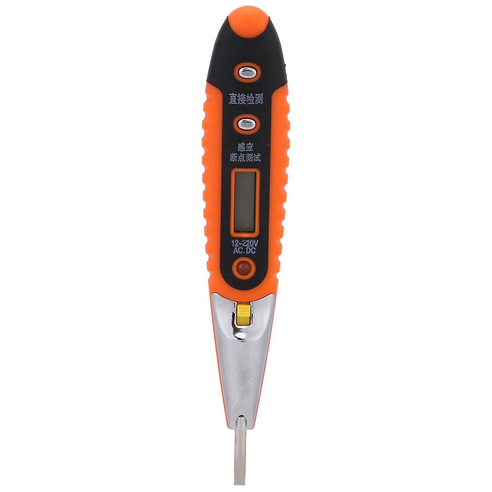 Digital Voltage Tester Pen 12-220V LED Display Home Tool