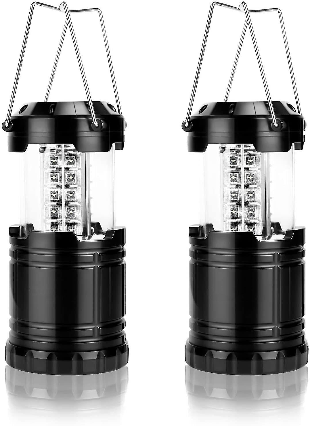 Camping Lantern,Collapsible,Battery Operated,Water Resistant,Pack of 2