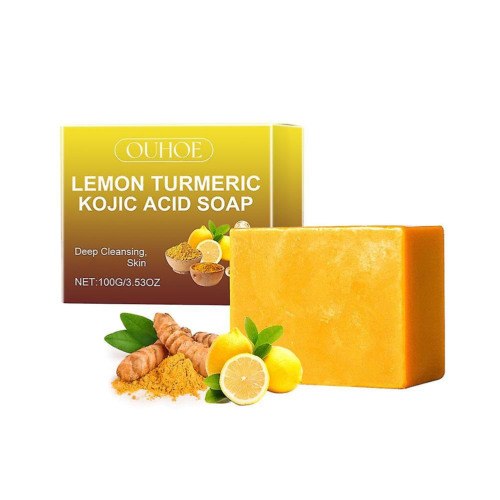 100g(A)$Lemon Turmeric Kojic Acid Soap