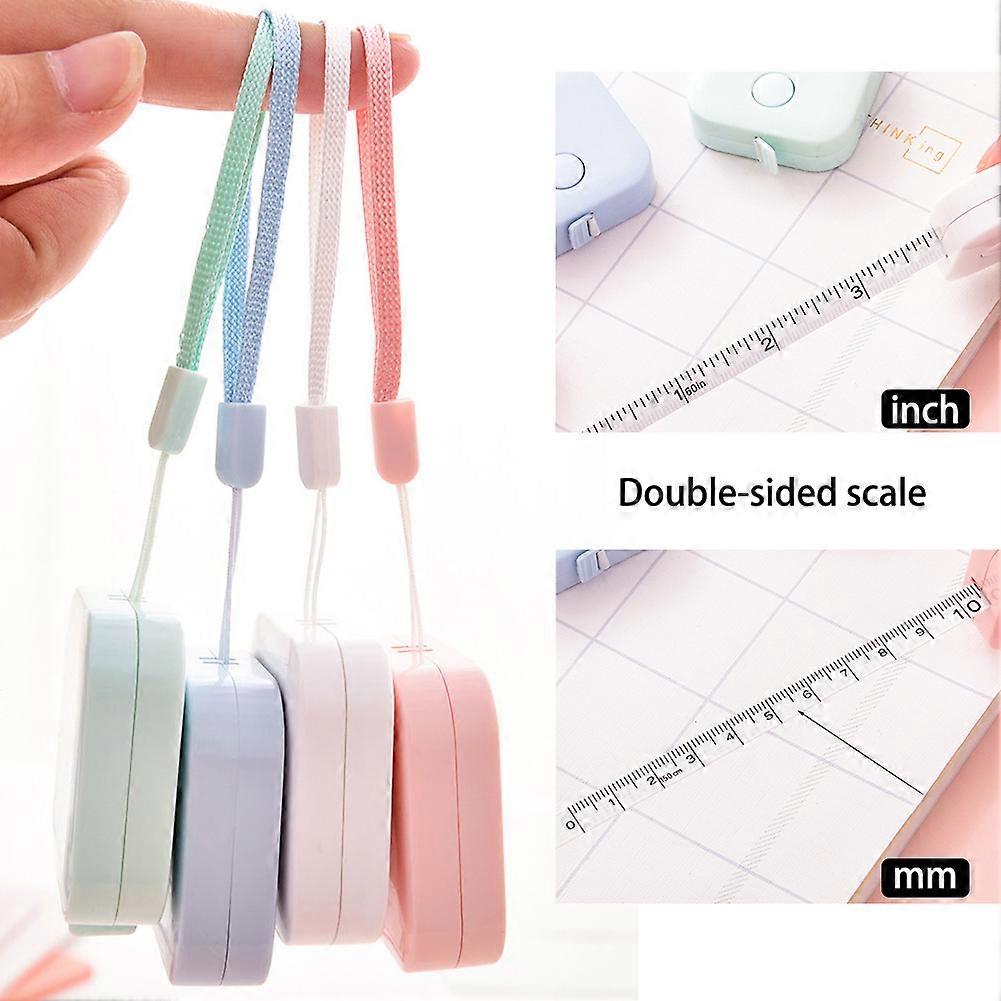 Random Mini Small Tape Measure Portable 1.5m Clothing Ruler Soft Ruler Telescopic Tape Measure