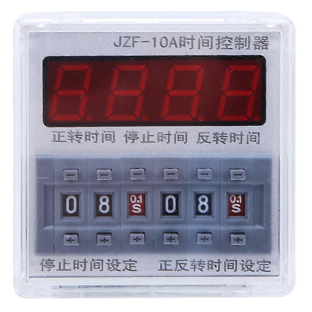 BERM JZF-10A LCD Time Relay Motor CW/CCW Controller Timing Switch 0.1S-99H 12V AC/DC