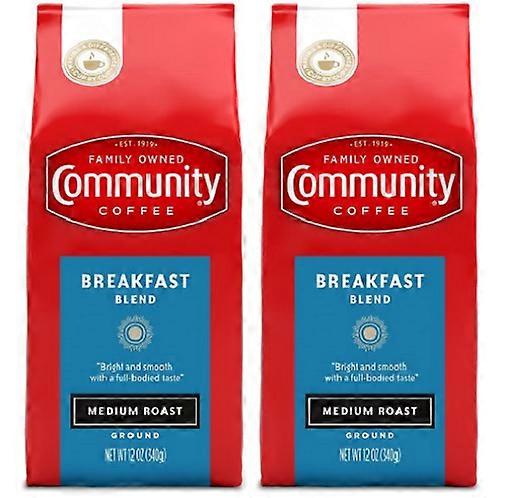 Community Coffee Ground Coffee Breakfast Blend 2 Pack