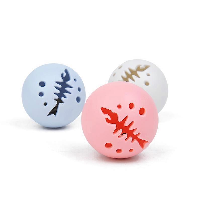 Electric Rolling Cat Toy(pink,blue,white,3pcs)