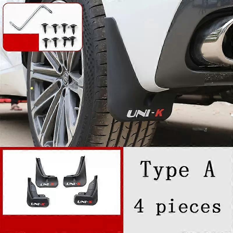 Car Mud Flaps Fit For Changan UNI-K UNIK 2021-2023 ABS Mudguard Splash Guard Fender Accessories