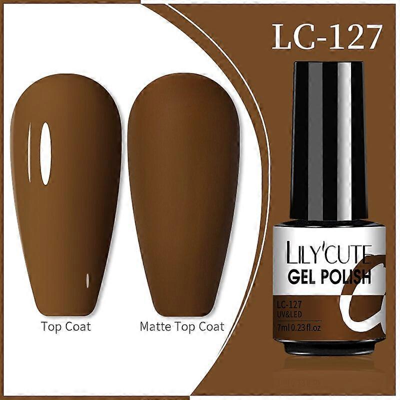 Thermal Gel Nail Polish 3 Layers Temperature Shiny Color Changing Semi Permanent Soak Off UV Nail Gel Polish VarnishLC-127