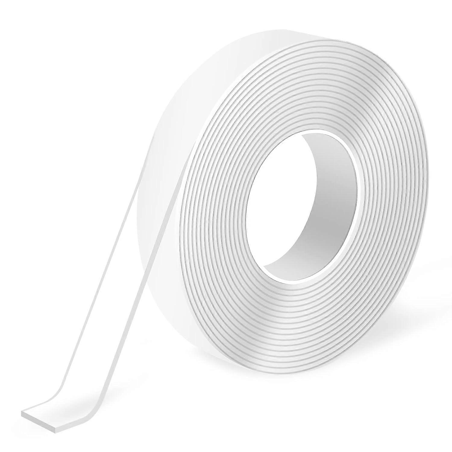 Strong Double Sided Tape (3 Meters),Traceless, Removable, Reusable, Washable