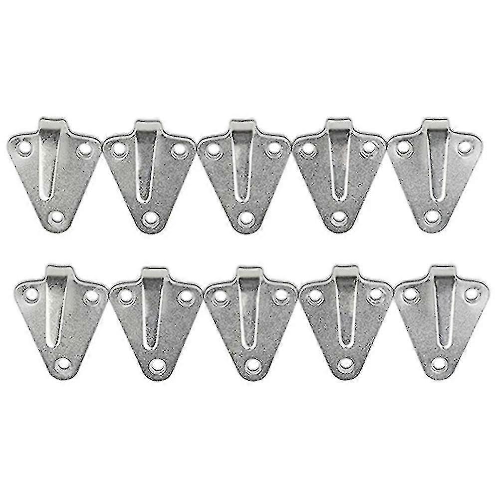 Three-hole Waterproof Tarpaulin Hook Iron Plate Hook Compatible  With Trailers