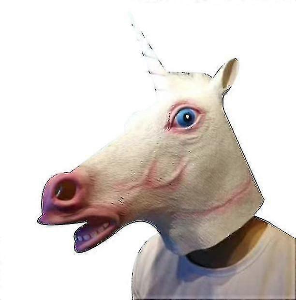 Maske Cadılar Bayramı Partisi At Kostüm Maskeleri Hayvan Başı Maskesi