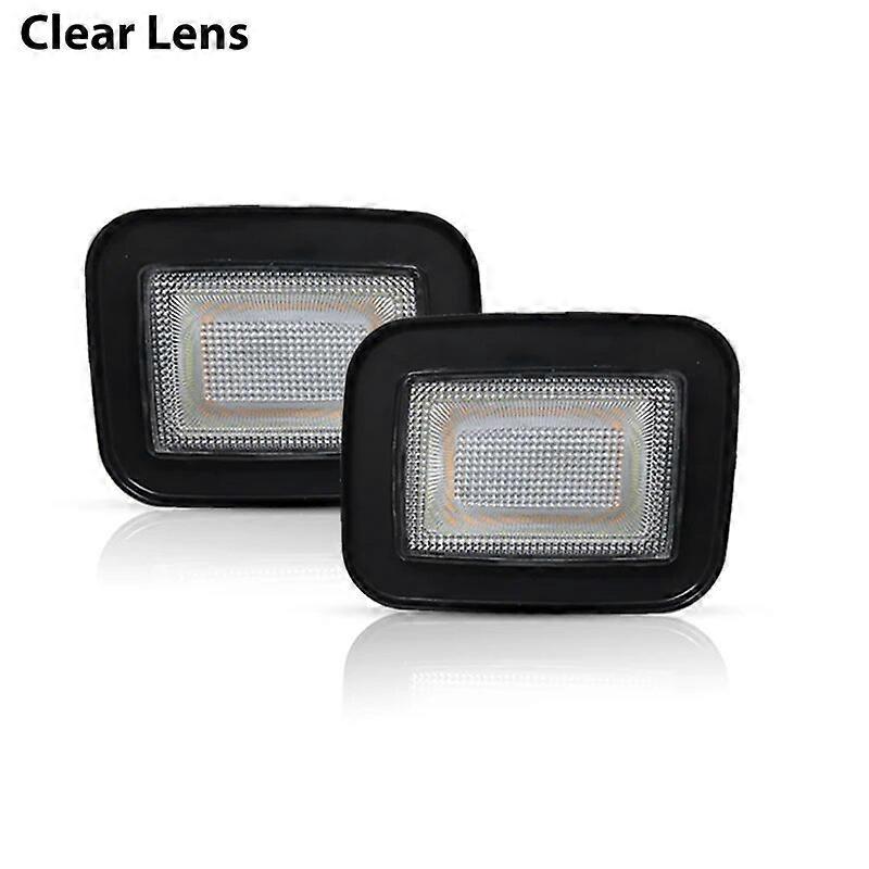 2pcs For 2005-2009 Hummer H2 SUT Bumper Amber Turn Signal Replace Switchback white LED Daytime Running Light/15060530 15060529