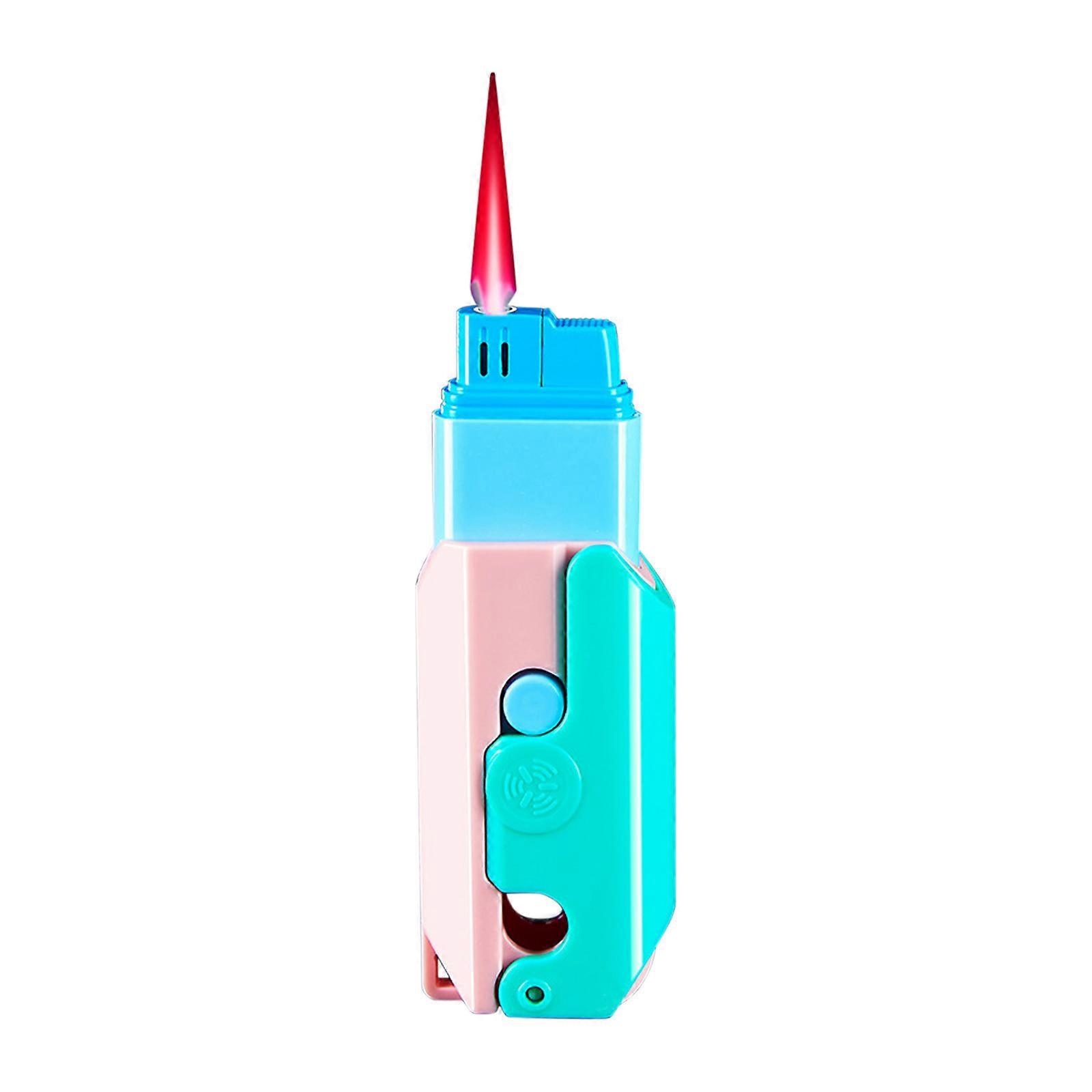 Gravity Radish Decompression Inflatable Red Flame Lighter Windproof Direct Charge Lighter