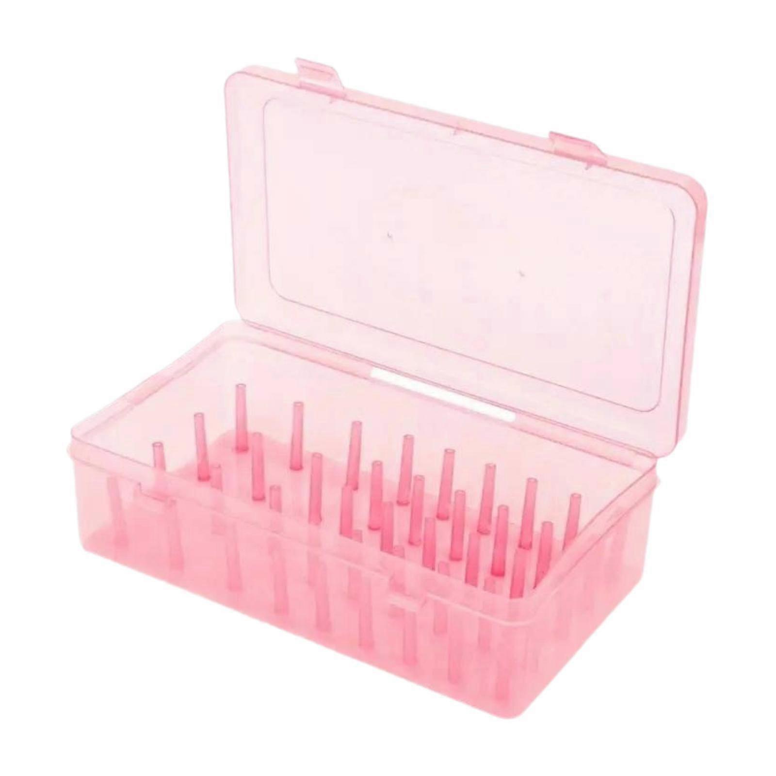 Embroidery Thread Spools Storage Box 42 Spools DIY for Household Home Sewing Pink