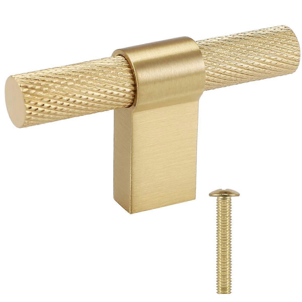 Solid Brass French Style Luxury Cabinet Knobs Wardrobe Drawer Doors Handle Tbar Cabinet Handle 60mm