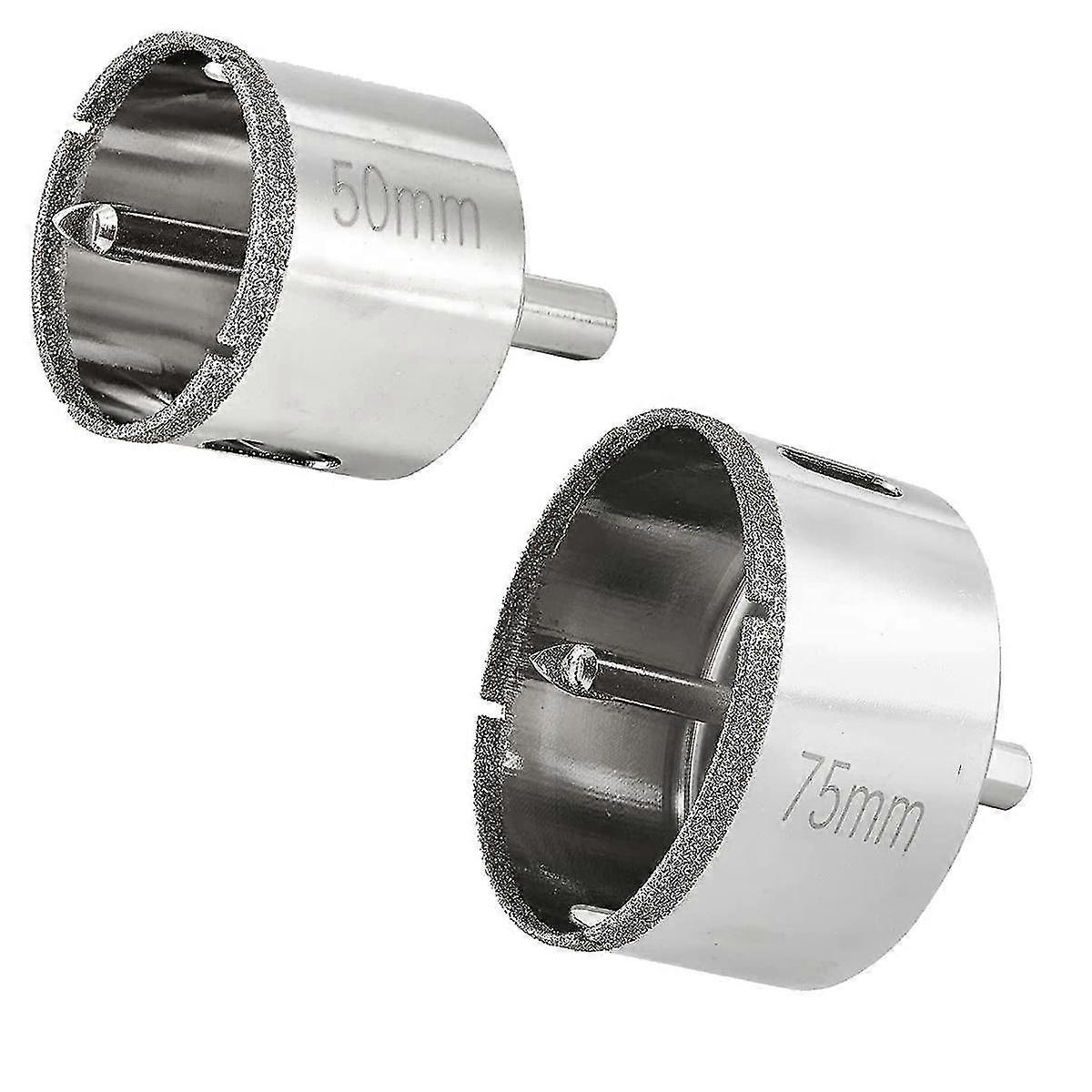 3 Inch + 2 Inch Diamond With Pilot Bit,tile Bits With Center Drill Bit For Glass, Porcelain Tile