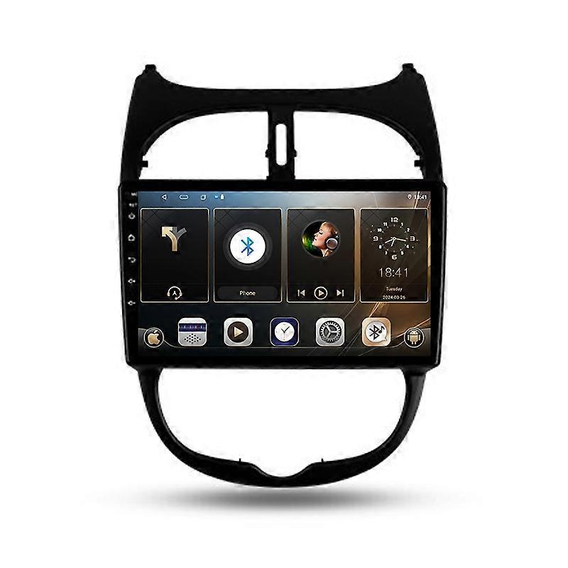 Car Multimedia Radio Android For Peugeot 206 1998 - 2012 Navigation GPS Player Stereo