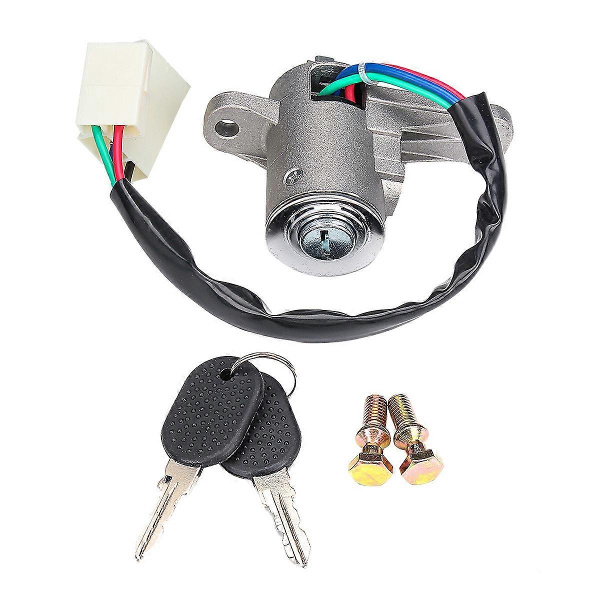 Ignition Barrel Switch Cylinder Lock with 2 Keys for Eurocargo Eurotech Eurotrakker 4837683 4104047