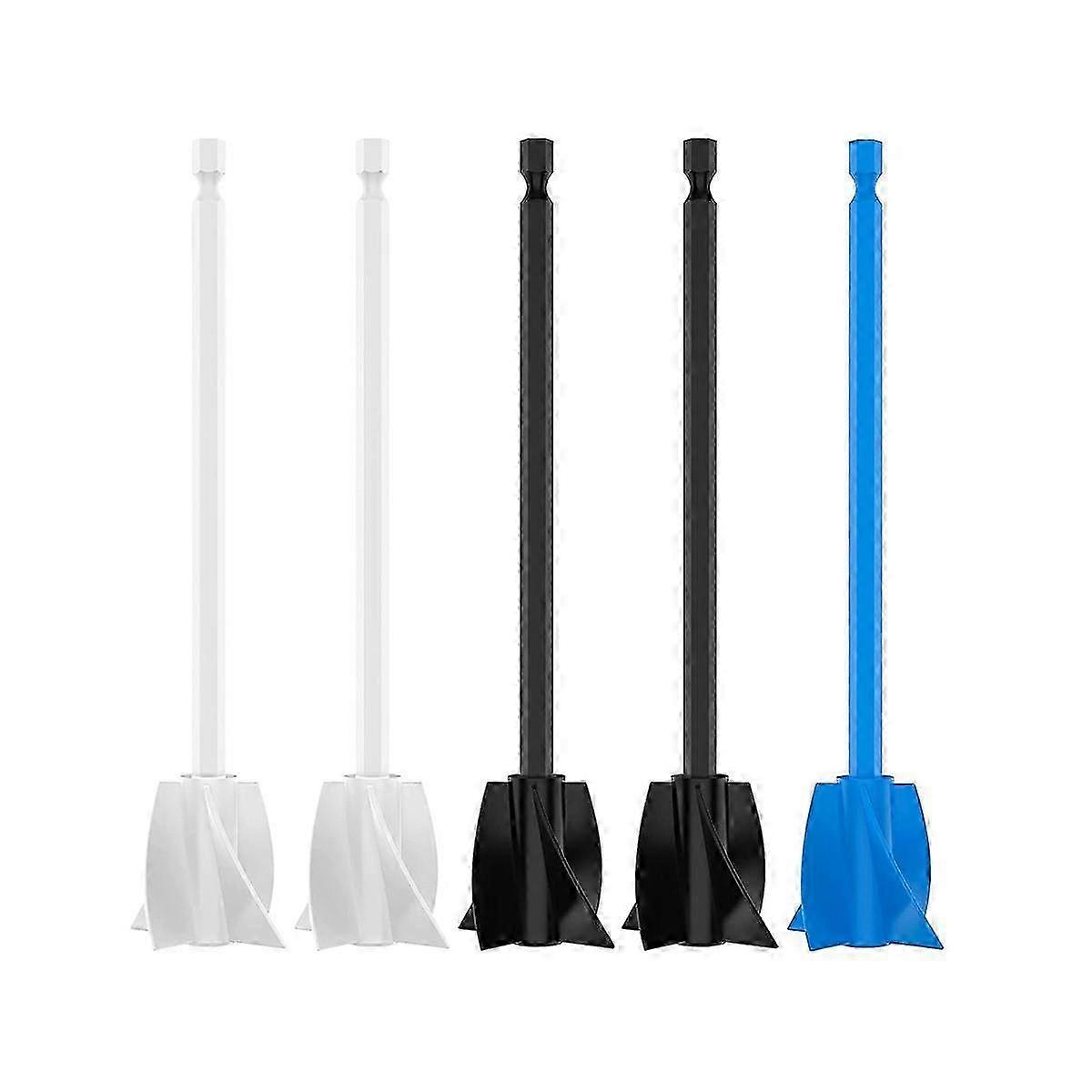 Mixer Attachment Drill suitable for , Pack of 5 Epoxy Mixer Mixer Attachment,Spiral Stirrer suitable for Mixing Paint