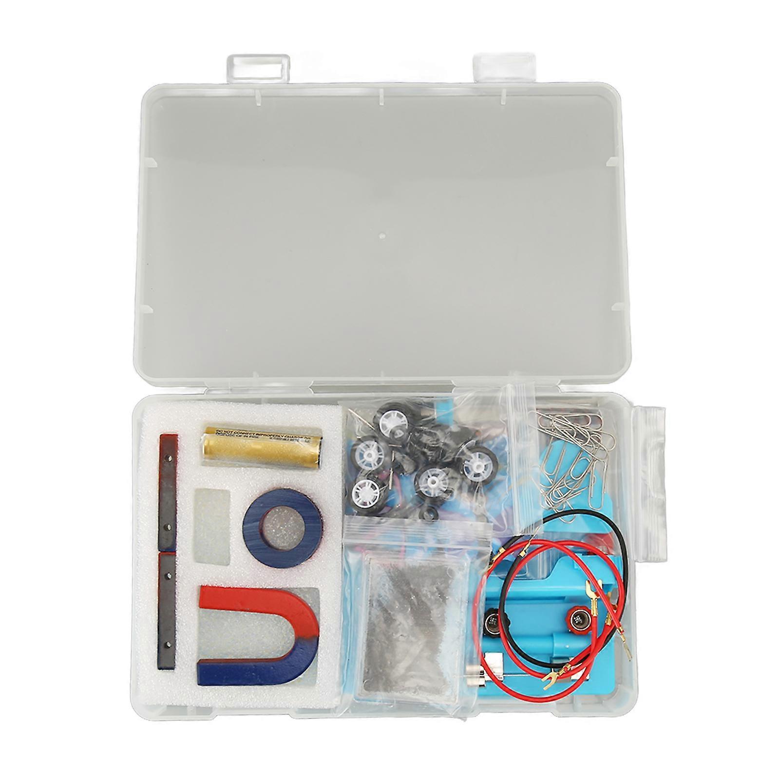 Science Magnet Set Physics Experiments Toys Kit Educational Interactive Electromagnet Learning Toys for Kids