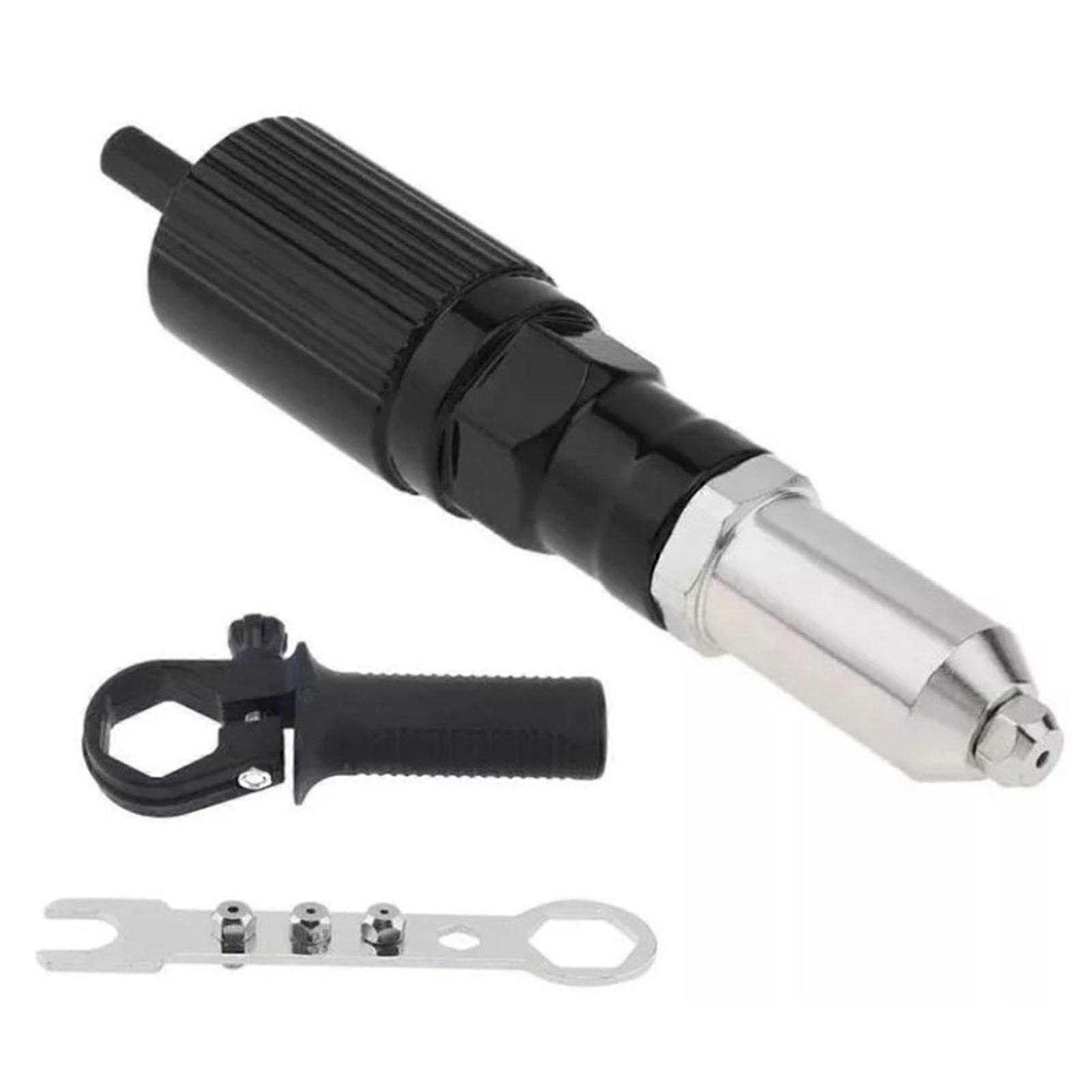 Cordless Drill Electric Rivet Spear Adapter Riveting Insert Nut Hand Tool Kit