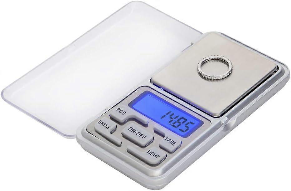 Weight Scale, Mini Digital Jewelry Scale. Tare Full Capacity, and Auto Off. Counting Function, LCD Display w/Back Light for Easy Reading. 200G/0.01G A