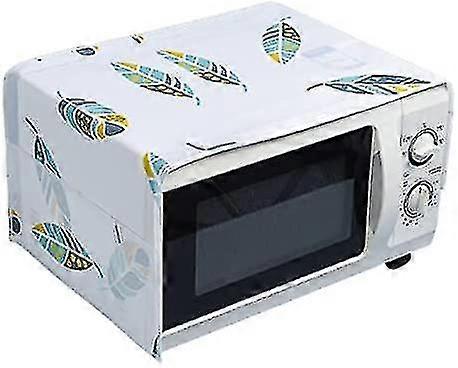 Microwave/multi-function Oven Dust Proof Cover Grease Cover With Pocket Kitchen Protector(feather Pattern)