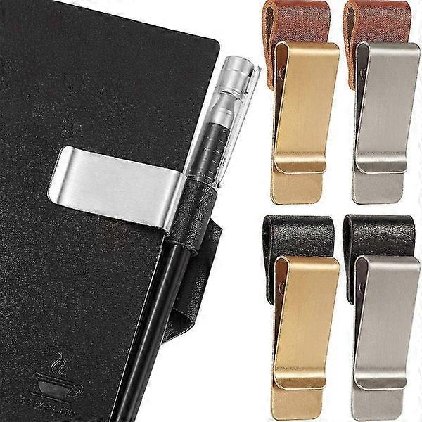 Pen Loop Holder Notebooks - Pu Leather Pen Sleeve