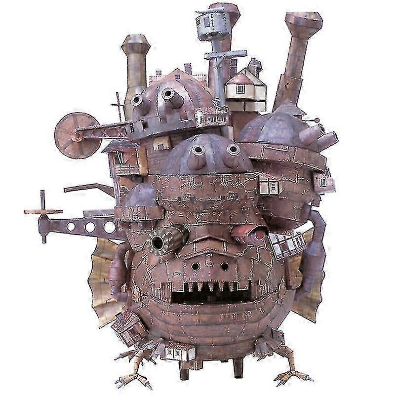 3d Diy Paper Model Kit Howls Moving Castle Land Versie Handcraft Model
