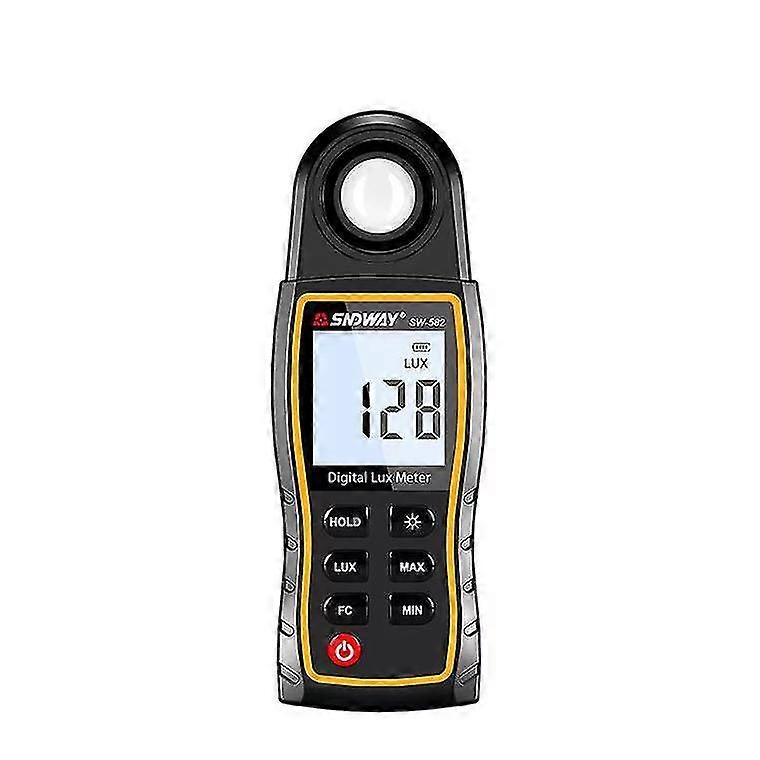Digital Lux Meter Lux Meter FC 0-199900 lux High Precision Digital Display Light Meter Portable Light Testing Digital Light MeterSW582Macaron