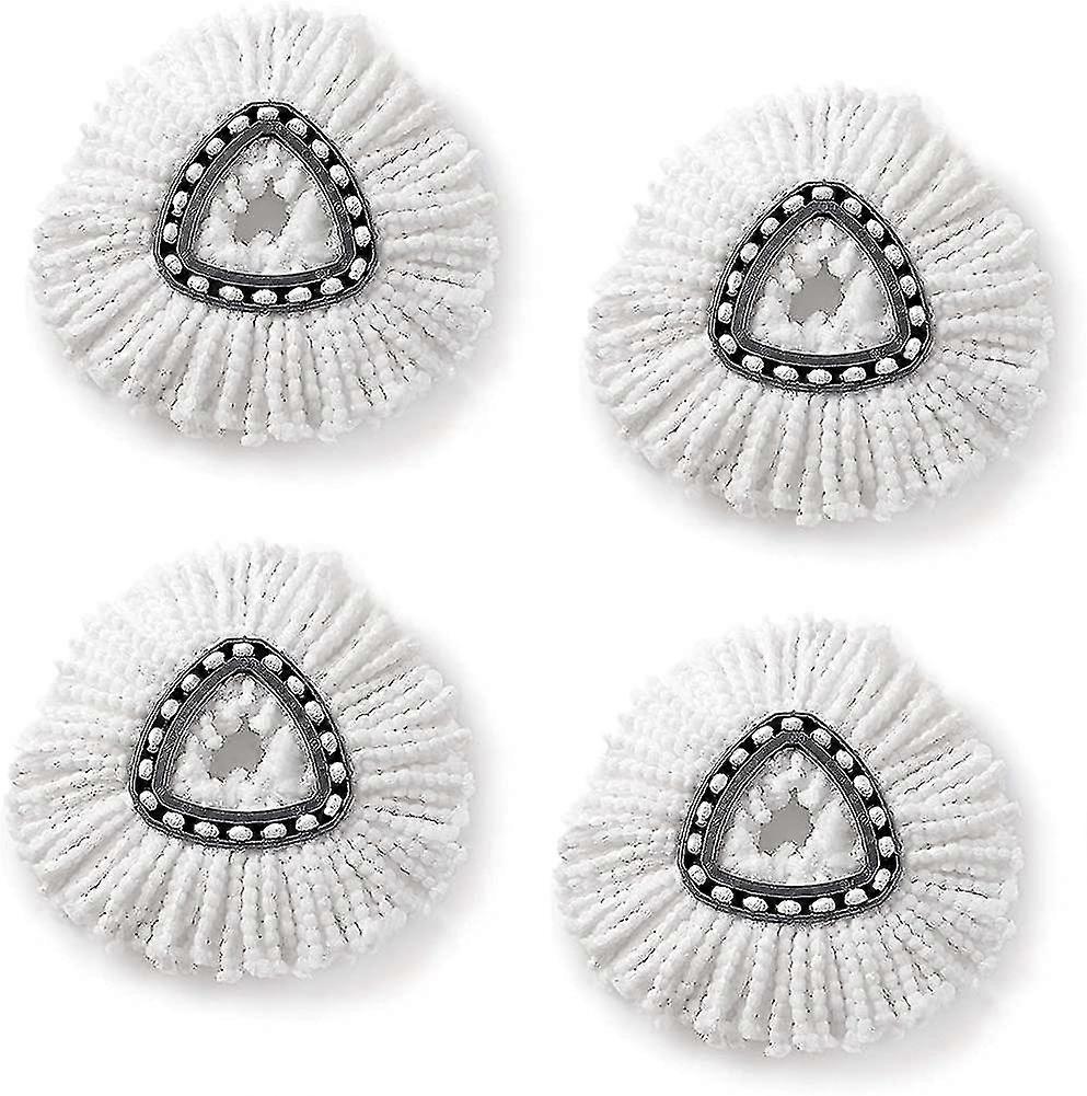 Mop Heads-compatible With 2-in-1 Turbo Mop,microfiber Spin Mop Refills