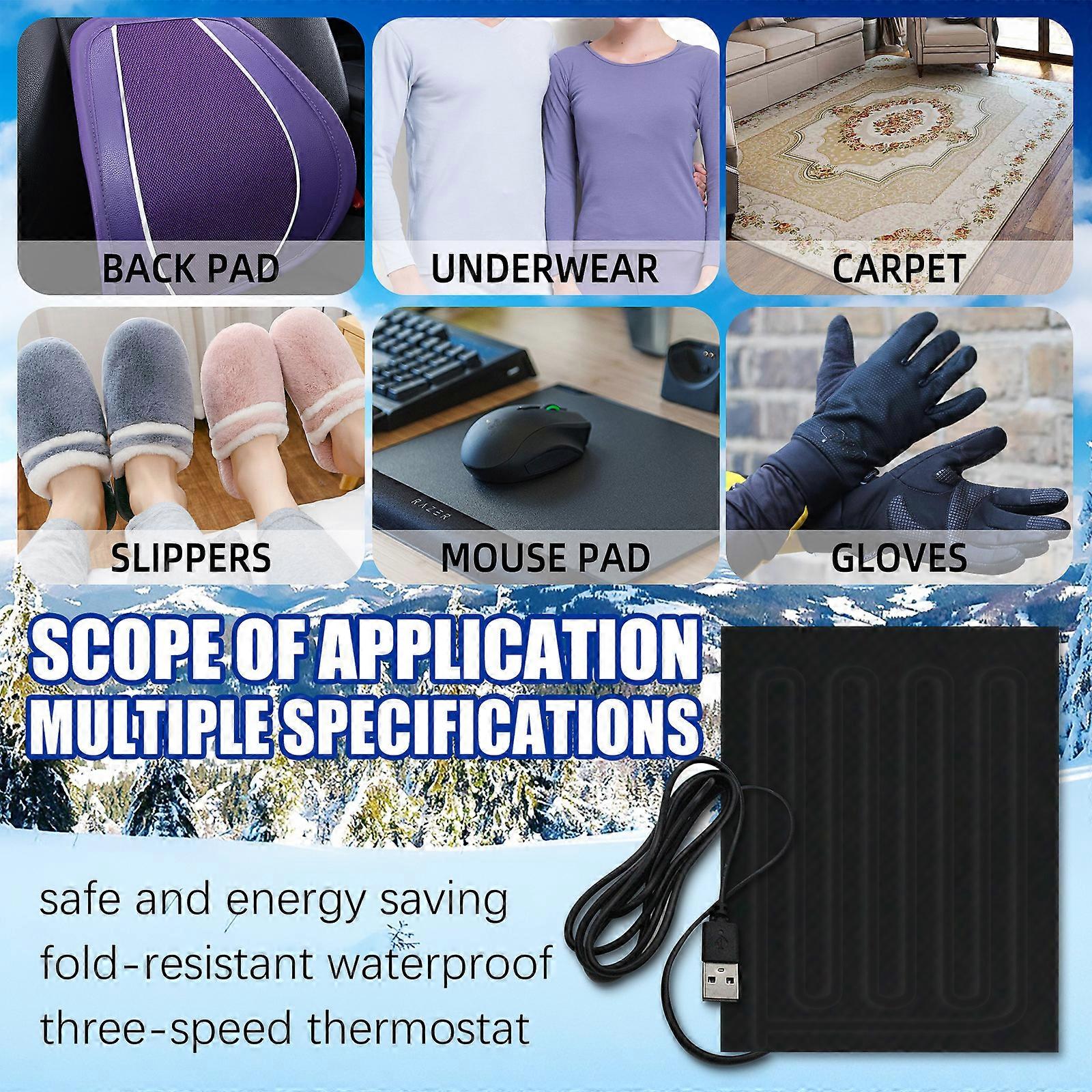 Heat Pad USB, Adjustable Third Gear Temperature