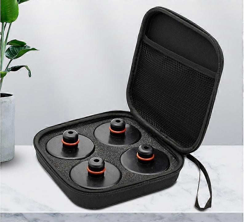 Tesla Jack Pads 4pcs Set, Rubber Lifting Pads with Storage Box for Safe Use