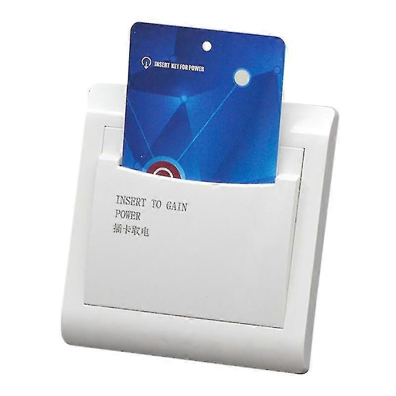With 3 Card Hotel House Guest Room Wall Reader Switch 40a Energy Saving Insert Key Compatible Power-dt
