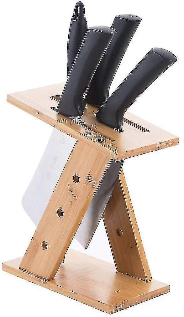Bamboo Z-shape Knife Holder