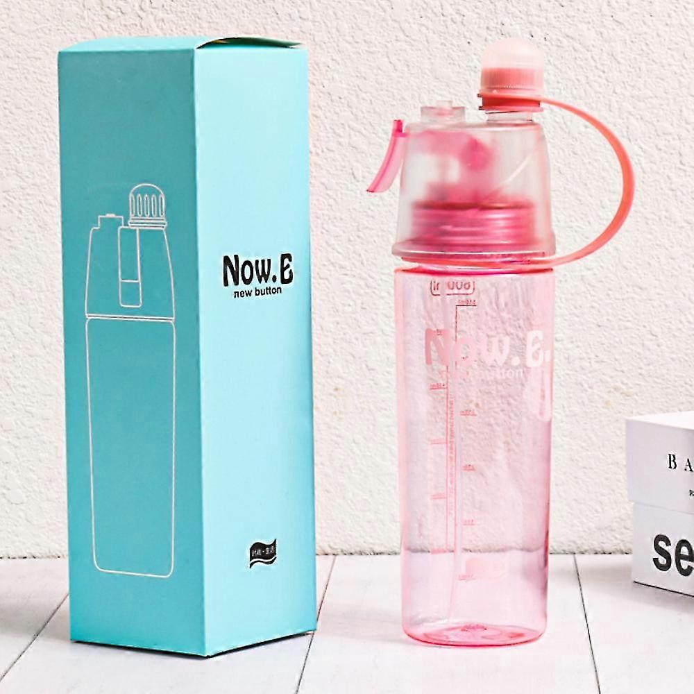 Portable Water Bottle Spray Mist Sports Travel Leakproof Drinking Climbing Bottle