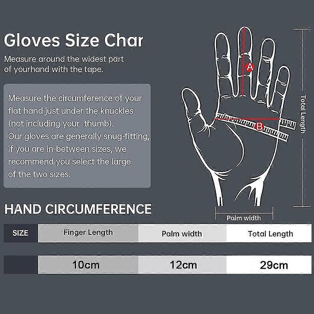 Ski Gloves Hiver Outdoor Riding Moto Floral Coutures Antidérapant Chaud Hiver Froid Gants de ski Red