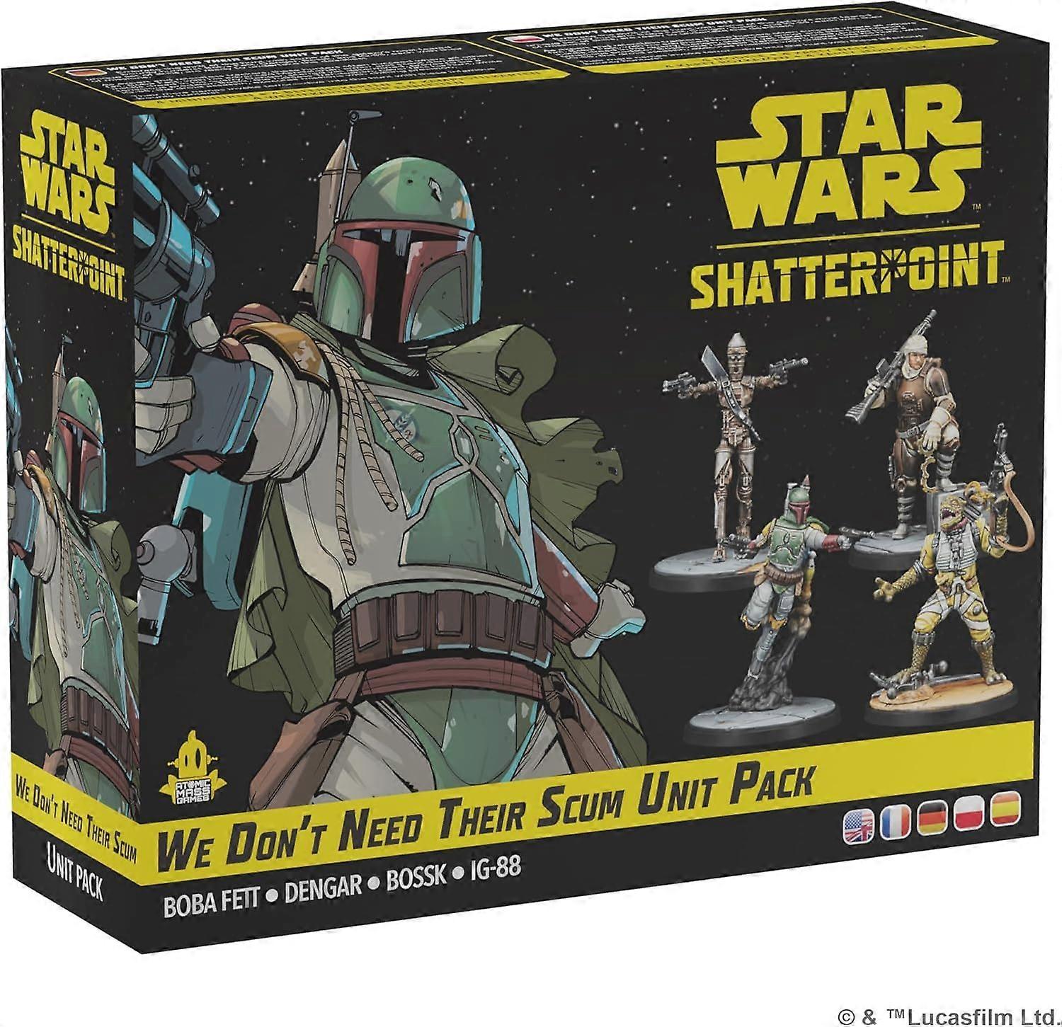 Star Wars Shatterpoint We Don't Need Their Scum Squad Pack Miniature