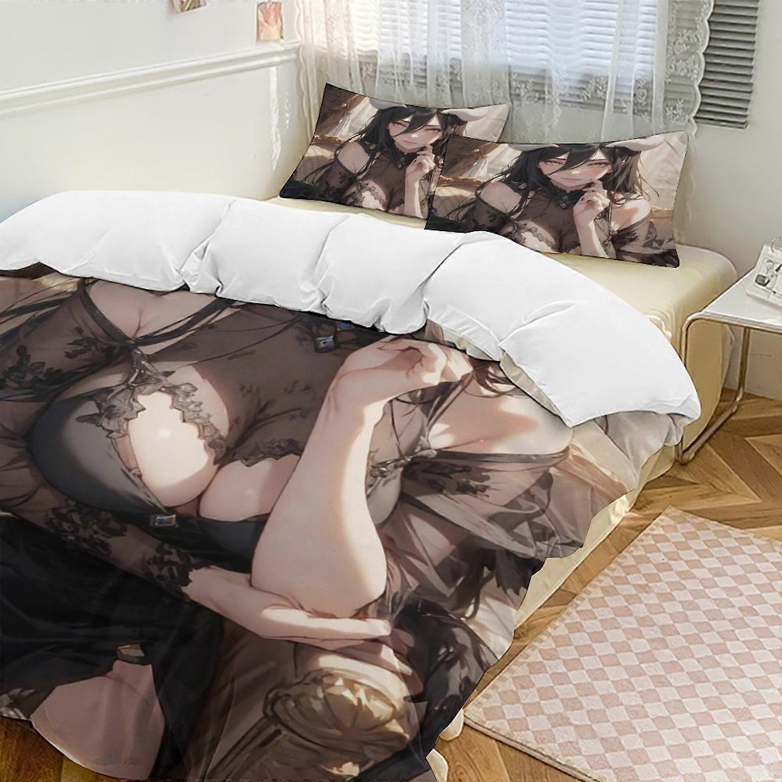 Bedding set Gs480 Overlord Anime Home Bed 3-piece Set,Lightweight and comfortableMultiple sizes to choose from SH480
