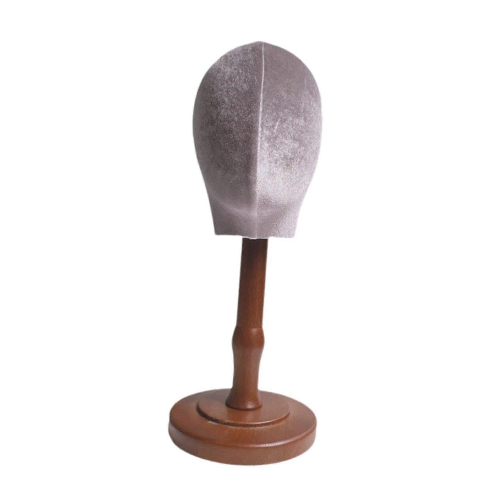 Suporte de peruca Manequim Cabeça Chapéu Display Stand para boné cocar shopping center 43cm
