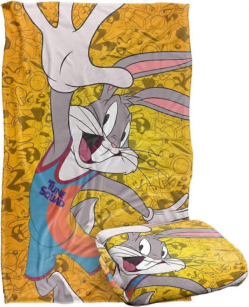 Space Jam: Ein neues Vermächtnis Bugs Jumping Silky Touch Super Soft Throw Decke, Bugs Jumping