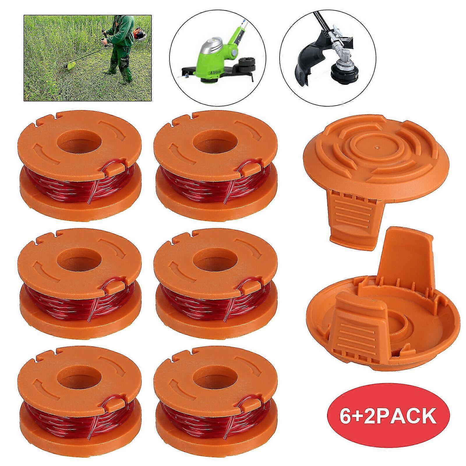 Replacement Spool Line For Grass Trimmer/edger For Worx Wa0010Orange