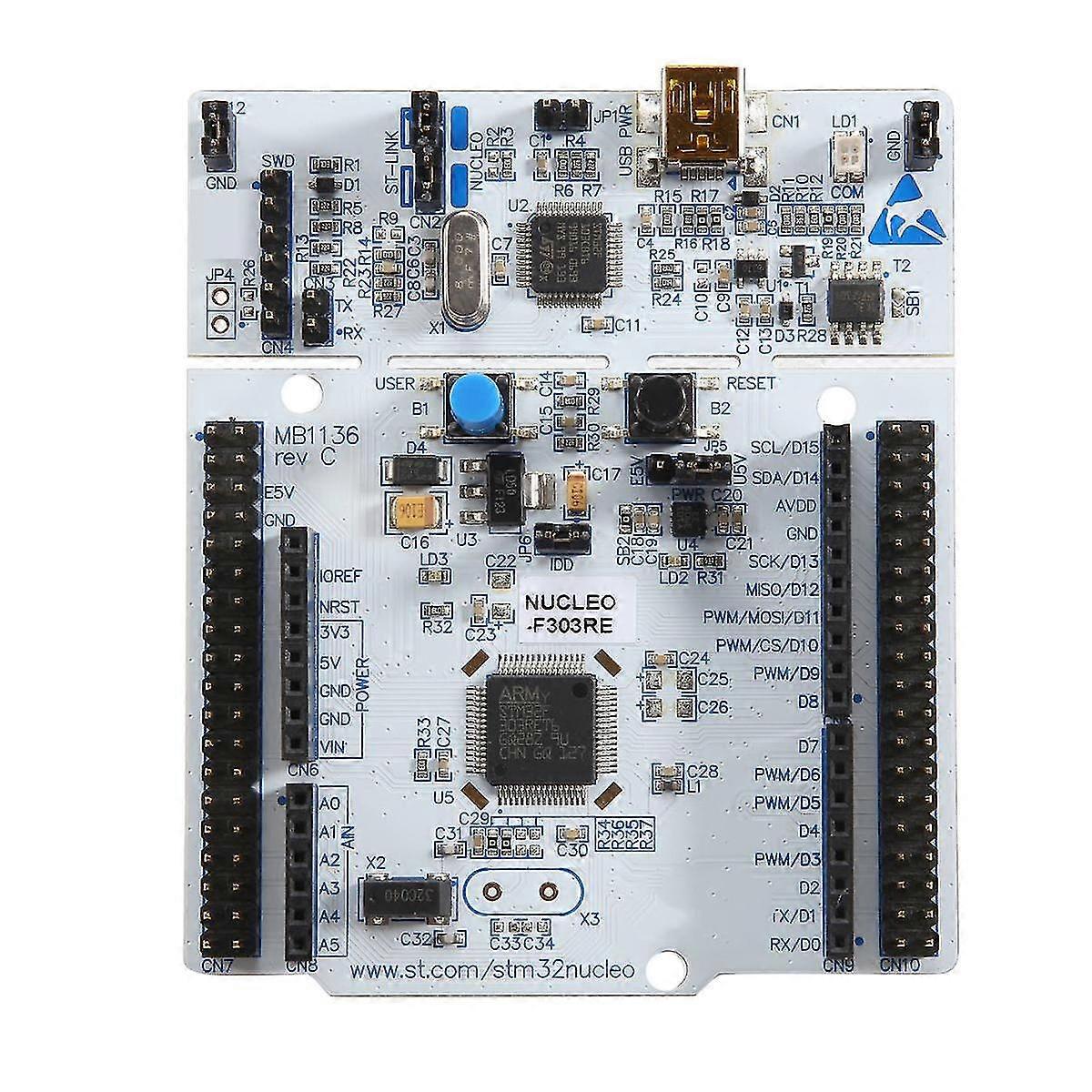 Nucleo F303re Development Boards & Kits Arm 16/32-bits Micros Board Core Chip Stm32f303ret6