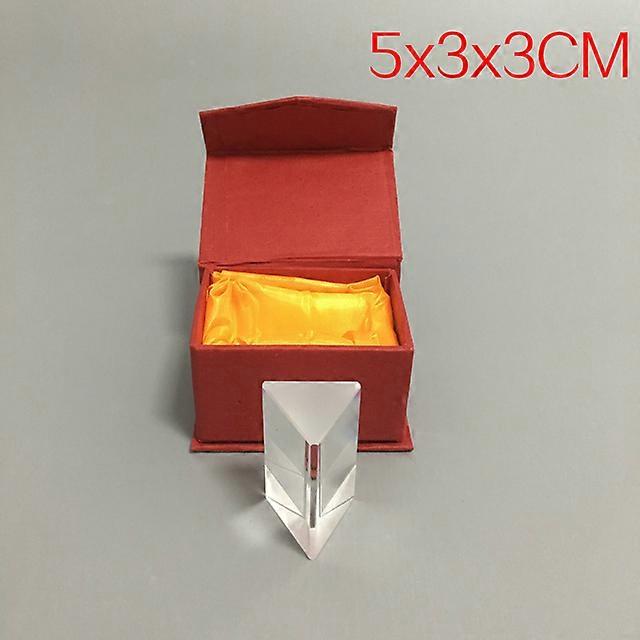 Physics Science Toy Triple Prism Glass Reflecting Color Light Spectrum Learning Educational Toys Kids School Teaching Brinquedos