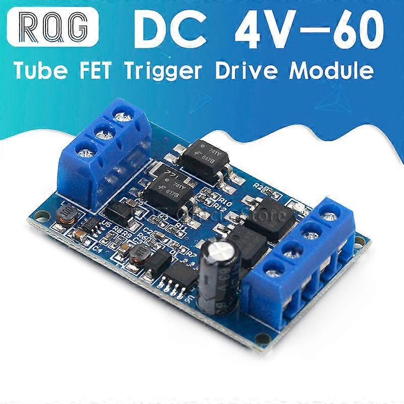 High-Power 600W MOS Tube FET Trigger Drive Module PWM Control High / Low Level Trigger Switch DC 4V-60V 5V 12V 24V