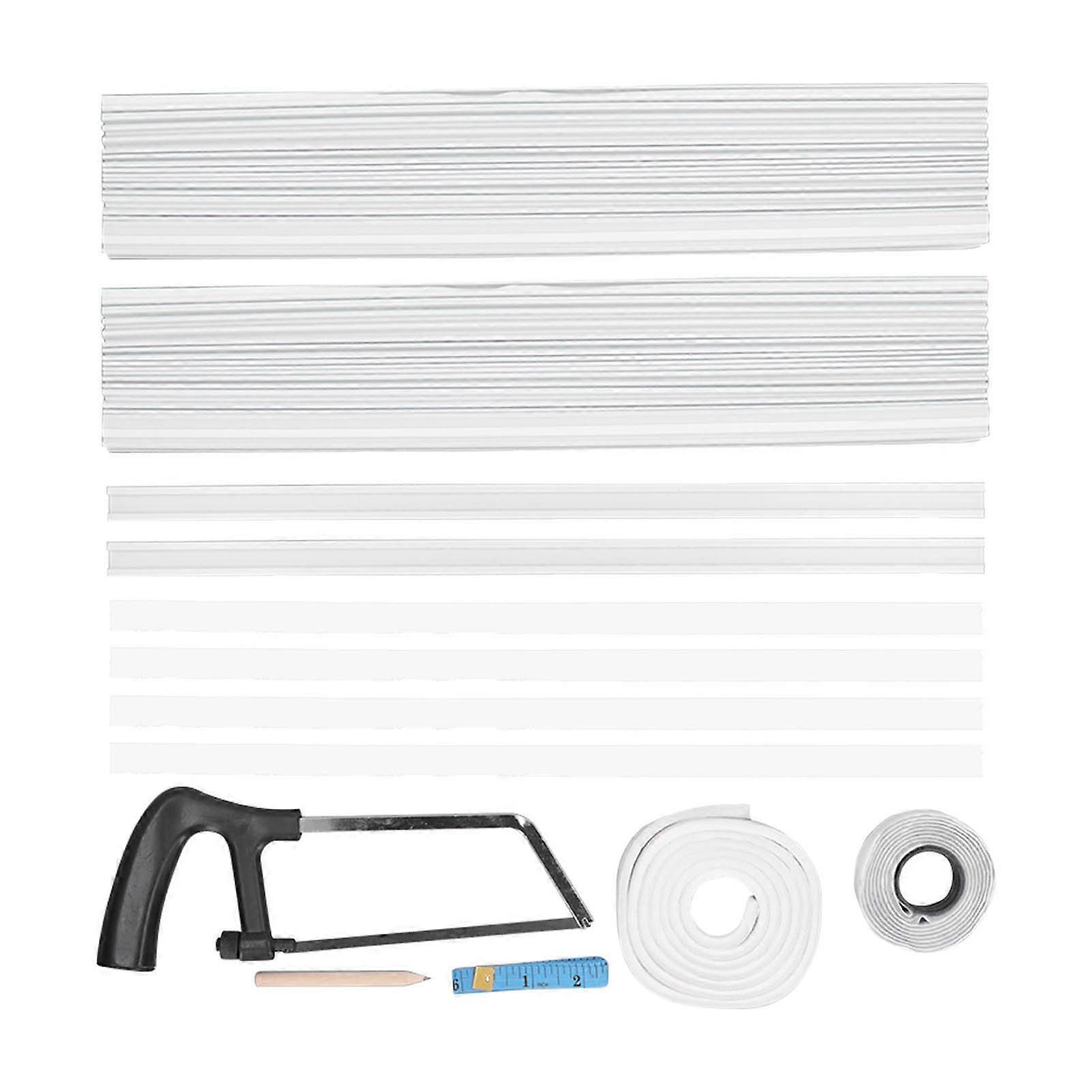 Window Air Conditioner Insulated Panel 17x10in Double Layer Heat Insulation Reduce Noise Window AC Sealing Side Panel