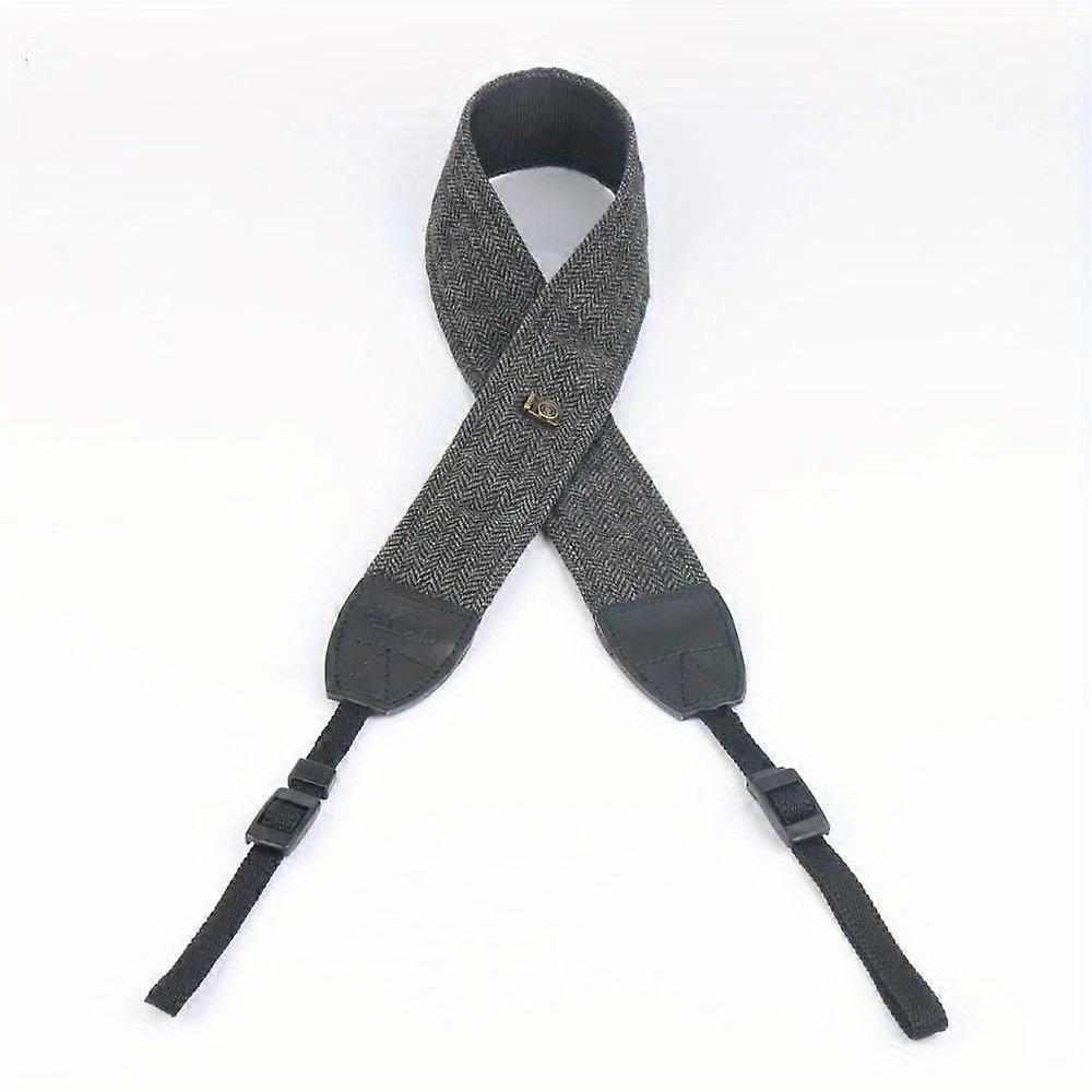 Vintage-Inspired Nylon Camera Shoulder Strap - Comfortable Neckband For Slr & Micro-Single Cameras